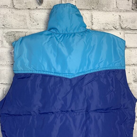 Vintage  Snap Front Down Puffer Vest - Picture 5 of 13